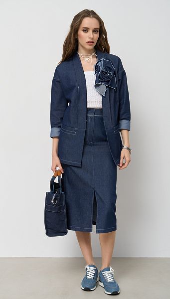 Фото zaket-dzinsovyj-pramoj-03 товара Жакет джинсовый прямой. Фото zaket-dzinsovyj-pramoj-03 товара Жакет джинсовый прямой.