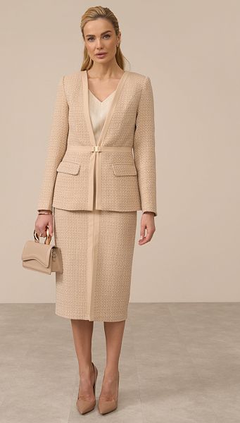 Фото zaket-tvidovyj-bezevyj-01 товара Жакет твидовый бежевый Фото zaket-tvidovyj-bezevyj-01 товара Жакет твидовый бежевый