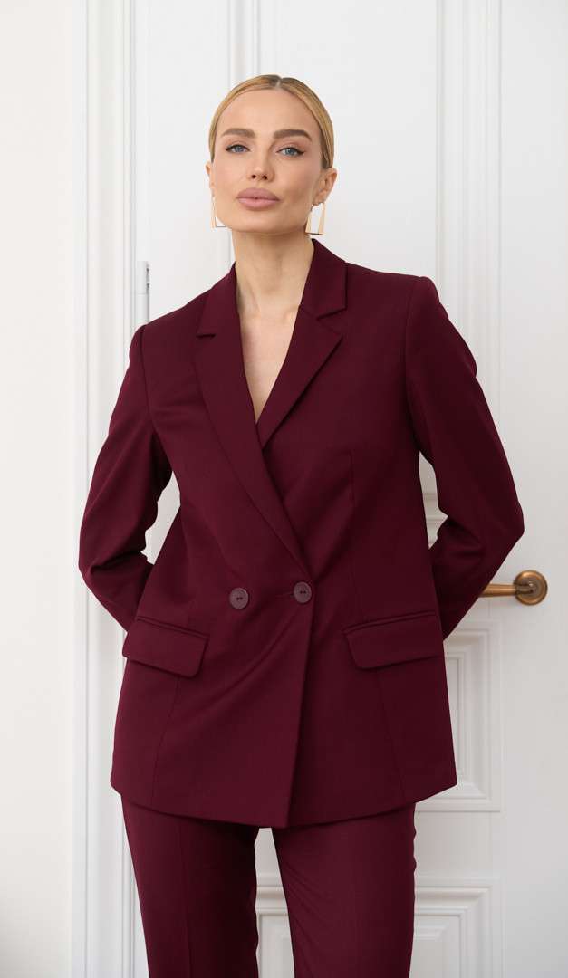 Фото zaket-zenskij-cveta-bordo-02 товару Жакет жіночий кольору бордо0