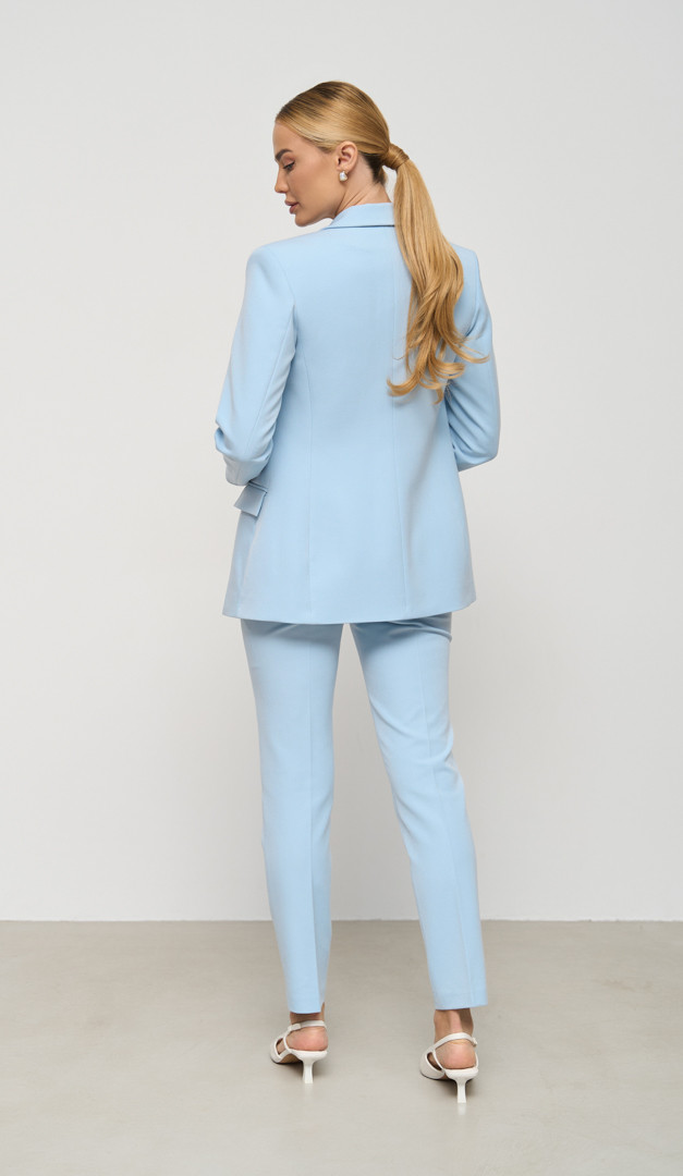 Фото zaket-zenskij-dvubortnyj-goluboj-07 товару Жакет жіночий двобортний блакитний0