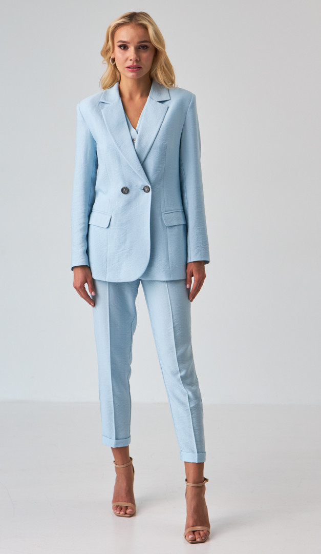 Фото zaket-zenskij-goluboj-01 товару Жакет жіночий блакитний