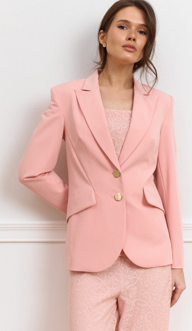 Фото zaket-zenskij-klassiceskij-rozovyj-06 товара Жакет женский классический розовый0