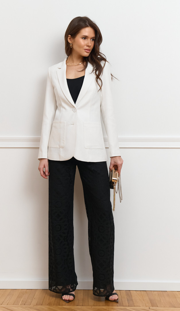 Фото zaket-zenskij-len-molocnyj-07 товару Жакет жіночий льон молочний0