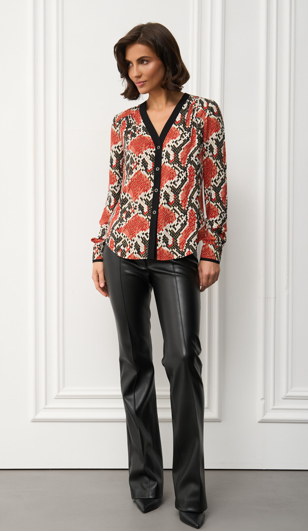 Фото zenskaa-bluzka-zmeinyj-print-3 товара Женская блузка змеиный принт0