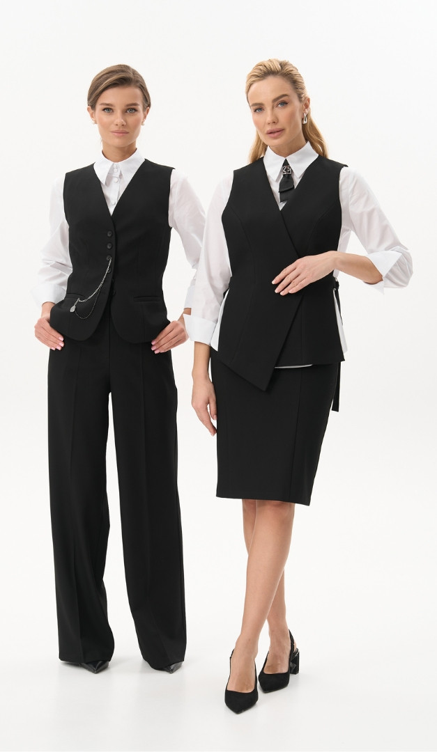 Фото zilet-cernyj-na-pugovicah-04 товара Жилет черный на пуговицах0