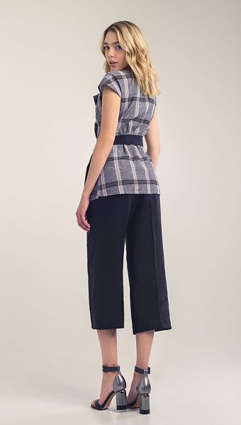 Фото zilet-iz-lna-v-kletocku-seryj-02 товара Жилет из льна в клеточку серый0 Фото zilet-iz-lna-v-kletocku-seryj-02 товара Жилет из льна в клеточку серый0