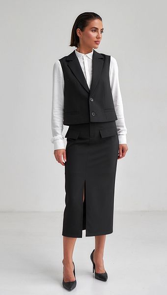 Фото zilet-zenskij-pramoj-cernyj-01 товару Жилет жіночий прямий чорний0 Фото zilet-zenskij-pramoj-cernyj-01 товару Жилет жіночий прямий чорний0