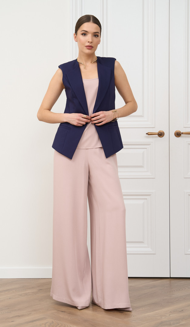 Фото zilet-zenskij-sinego-cveta-3 товара Жилет женский синего цвета0