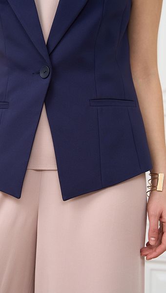 Фото zilet-zenskij-sinego-cveta-5 товара Жилет женский синего цвета0 Фото zilet-zenskij-sinego-cveta-5 товара Жилет женский синего цвета0