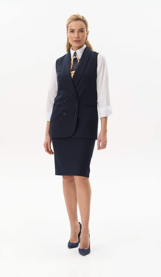 Фото zilet-zenskij-udlinennyj-sinij-01 товара Жилет женский удлиненный синий0