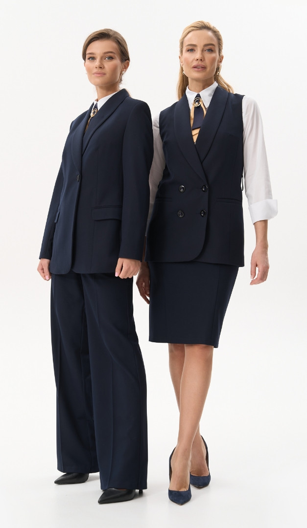 Фото zilet-zenskij-udlinennyj-sinij-04 товара Жилет женский удлиненный синий0