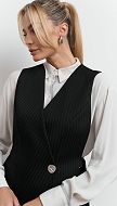 Фото zilet-zenskij-v-polosku-cernyj-03 товара Жилет женский в полоску черный0 Фото zilet-zenskij-v-polosku-cernyj-03 товара Жилет женский в полоску черный0