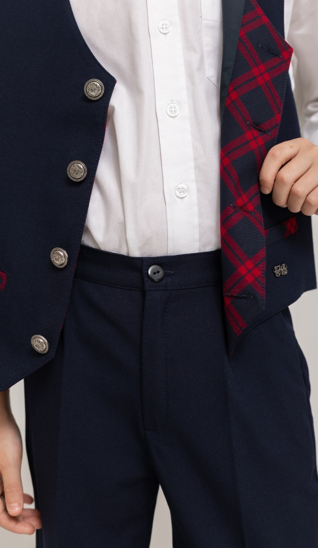 Фото ziletka-s-sine-bordovoj-kletockoj-05 товара Жилетка с сине-бордовой клеточкой0